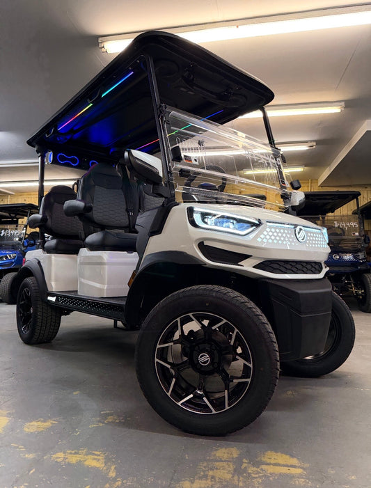 2026 MadJax Ascent – Premium Lithium Golf Cart White