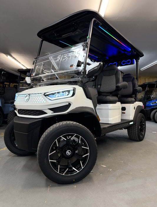 2026 MadJax Ascent – Premium Lithium Golf Cart White