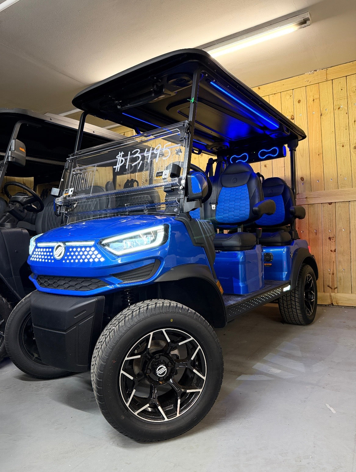 2026 MadJax Ascent – Premium Lithium Golf Cart Blue