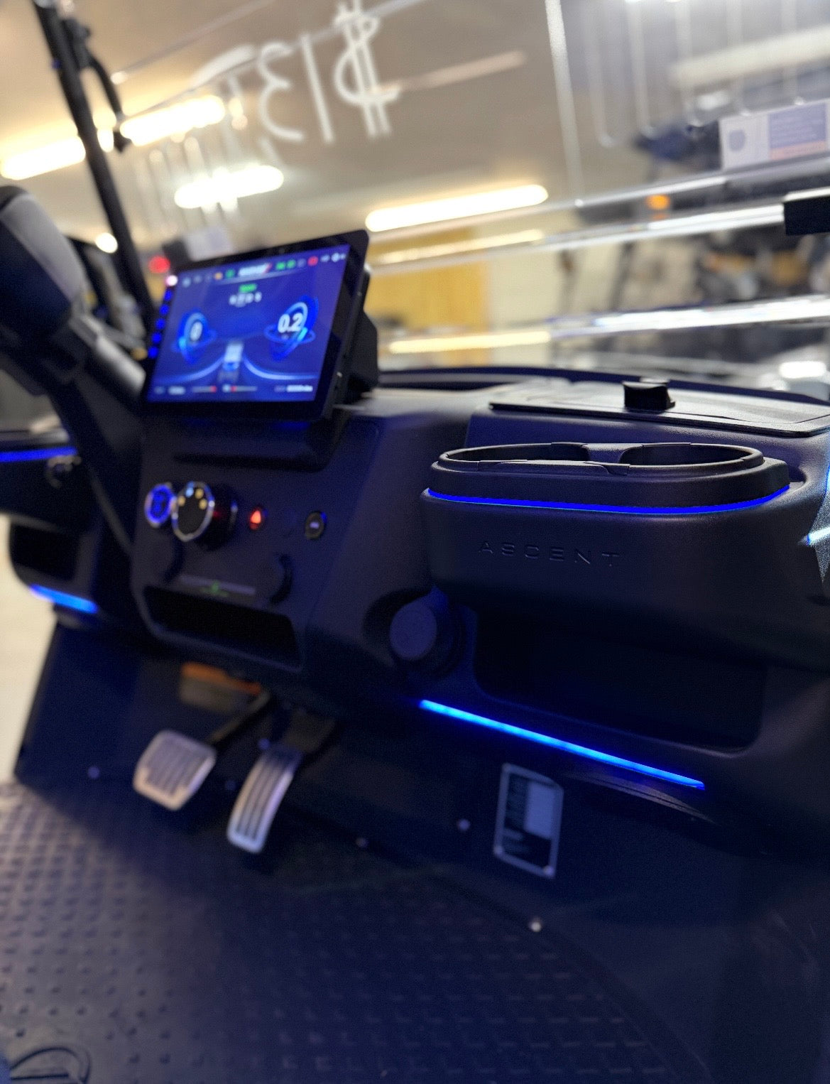 2026 MadJax Ascent – Premium Lithium Golf Cart Blue