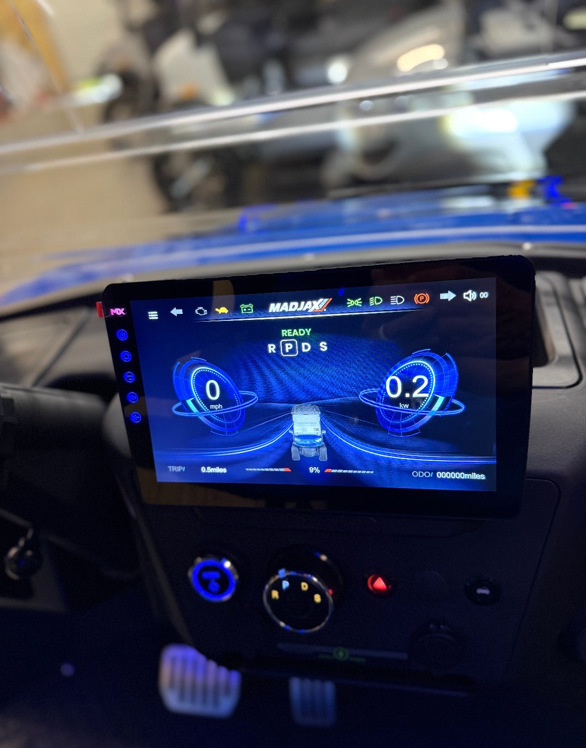 2026 MadJax Ascent – Premium Lithium Golf Cart Blue